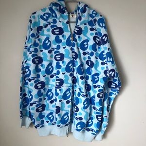 Bape/ Baby Milo Men’s Zip Up Camo Jacket
